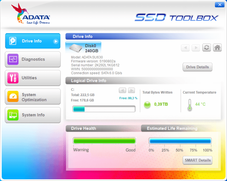 adata ssd toolbox firmware update